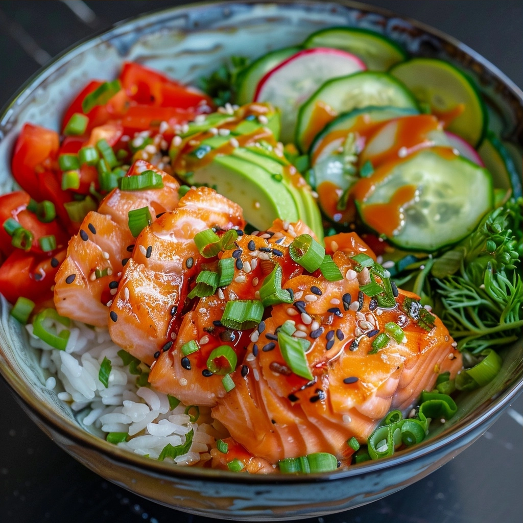 Viral Salmon Rice Bowl Recipe for Flavorful Weeknights
