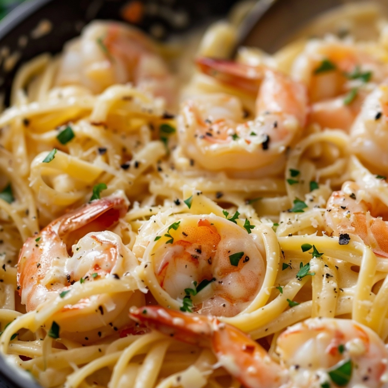 Creamy Garlic Butter Shrimp Pasta is a Must-Try Dish
