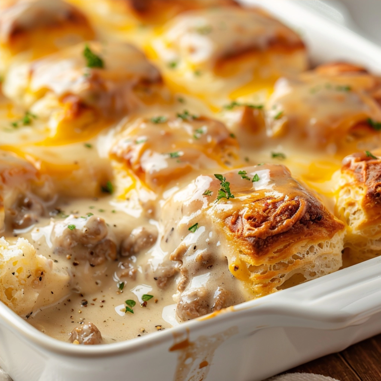 Biscuits and Gravy Casserole: Easy Comfort Food Recipe