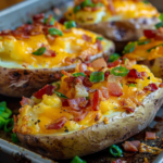 Twice Baked Loaded Breakfast Potatoes Recipe