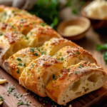 Parmesan Garlic Artisan Bread: An Easy Homemade Crusty Loaf